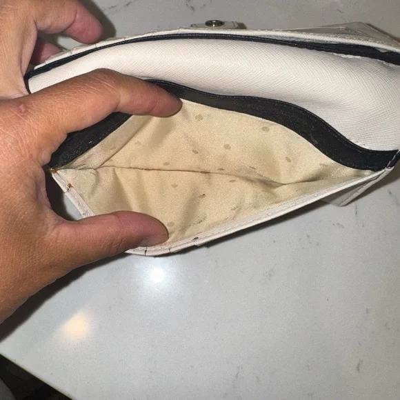 Kate Spade Black and Cream Bow Wallet - Picture 9 of 12